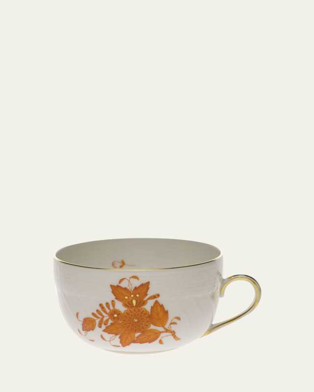Chinese Bouquet Rust Canton Cup